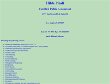 Tablet Screenshot of hildapiralicpa.com